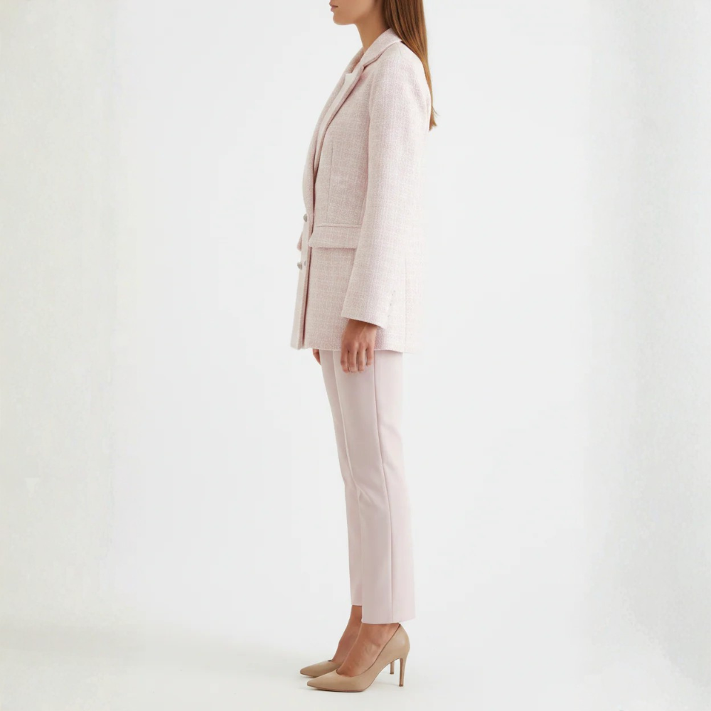 Tweed Double Breasted Blazer