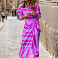 Elegant Wrap Midi Dress