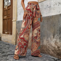 Paisley Wide Leg Pants