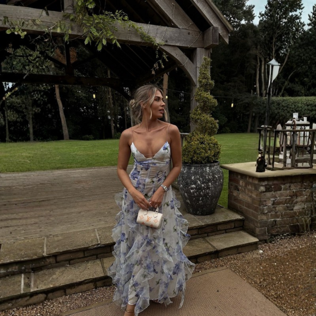Elegant Floral Maxi Dress
