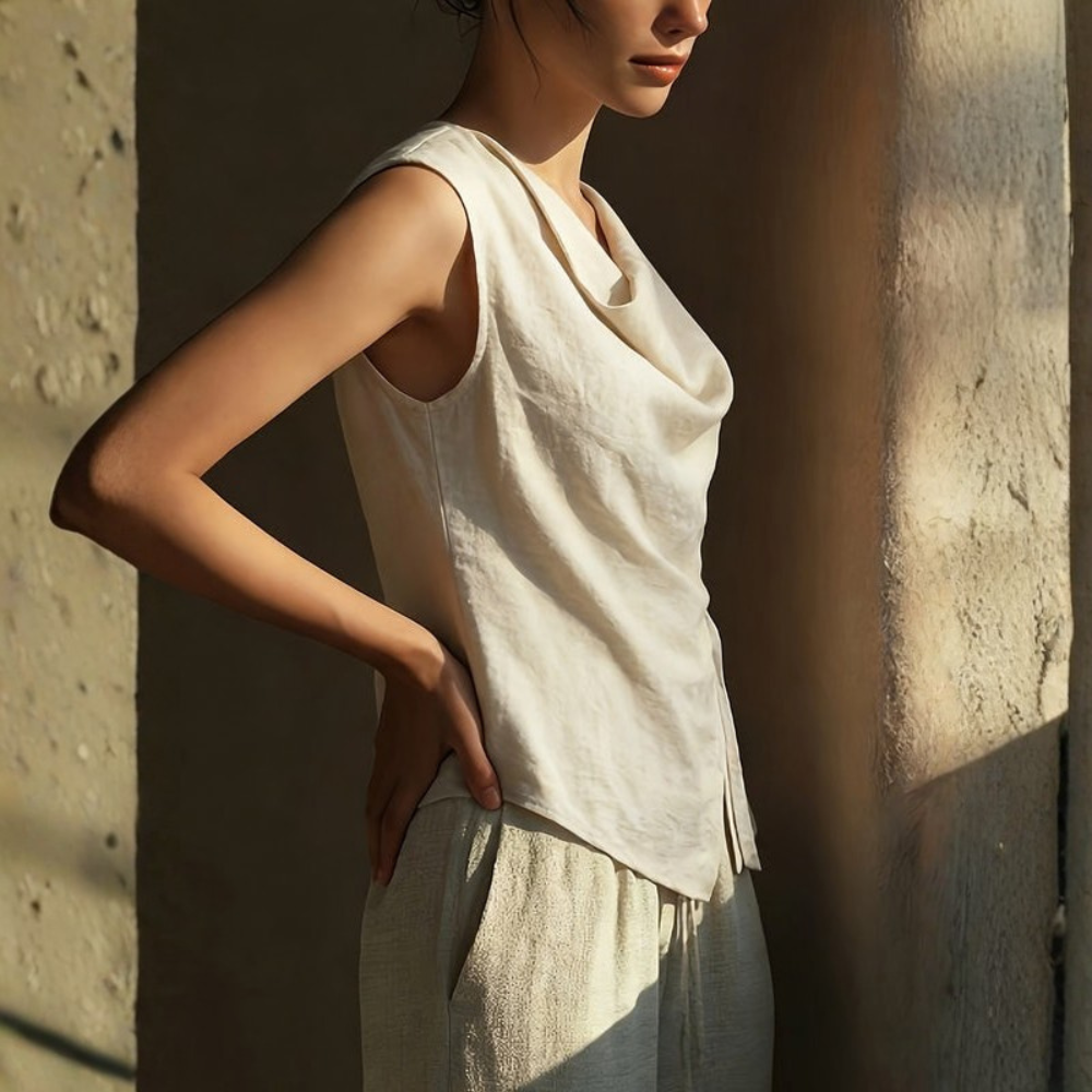 Elegant Vintage Blouse Women's