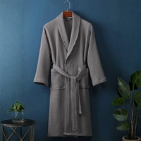 Waffle Knit Bathrobe
