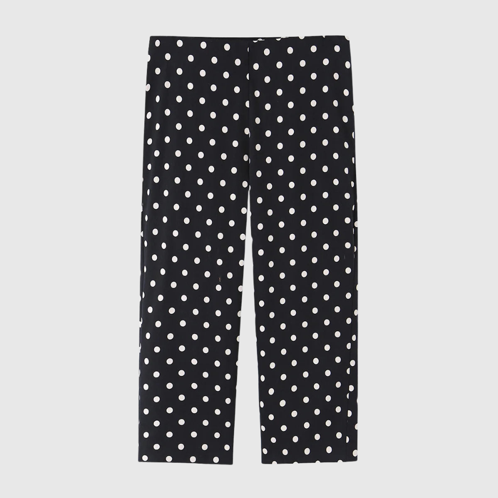 Polka Dot Cropped Summer Pants