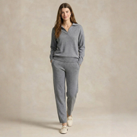 Relaxed Knit Polo Set