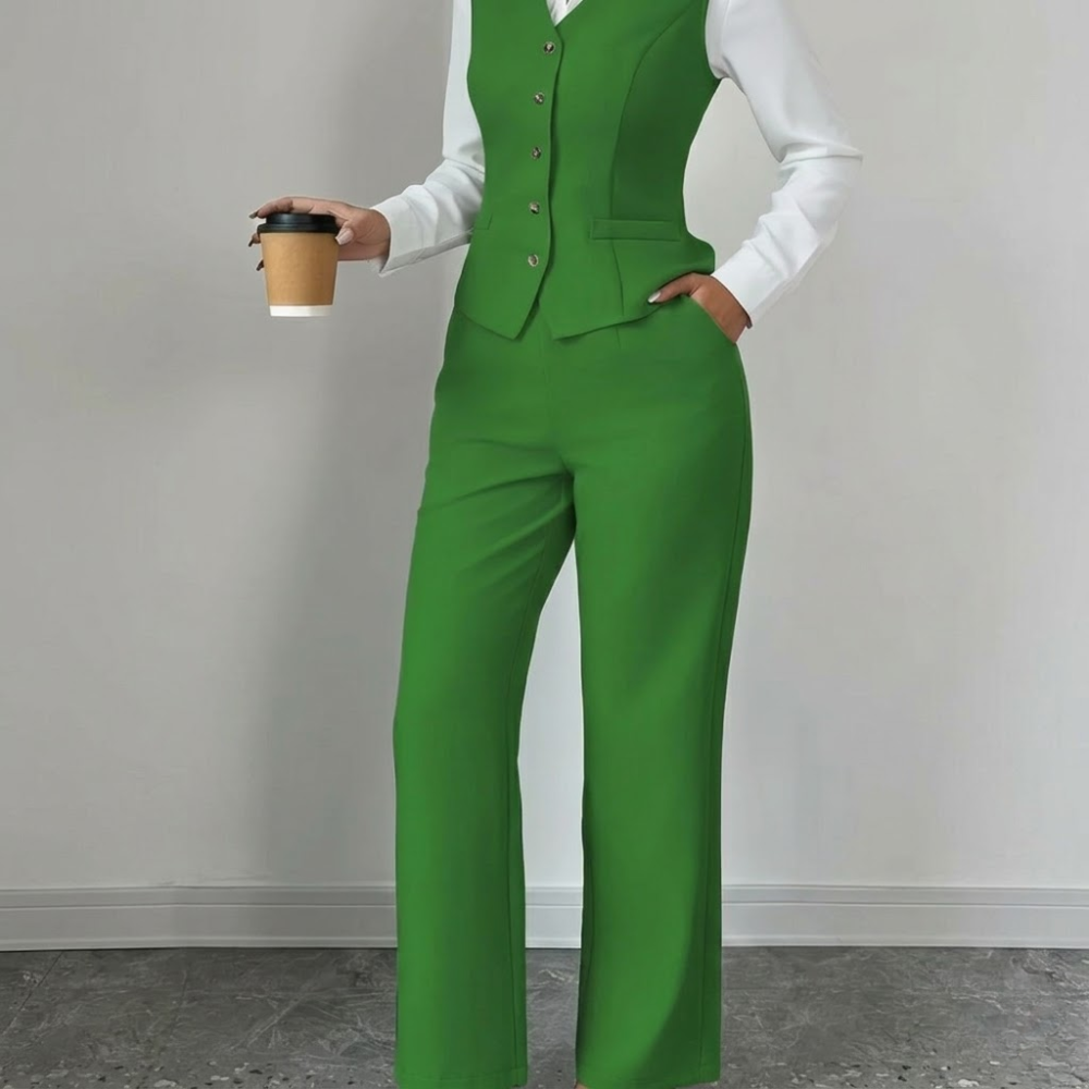 Linen Two Piece Set Outfit
