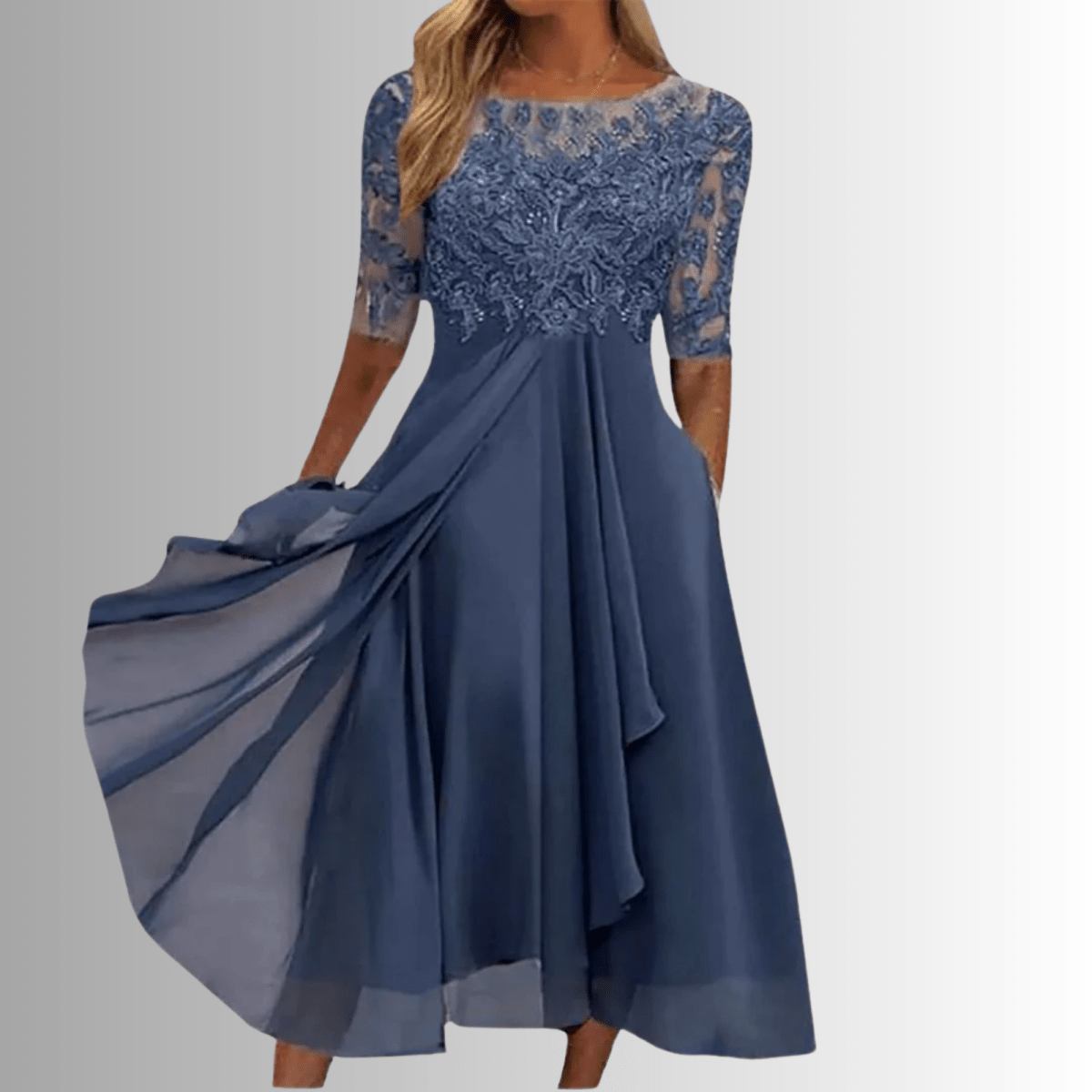 Timeless Lace Midi Dress