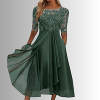 Timeless Lace Midi Dress