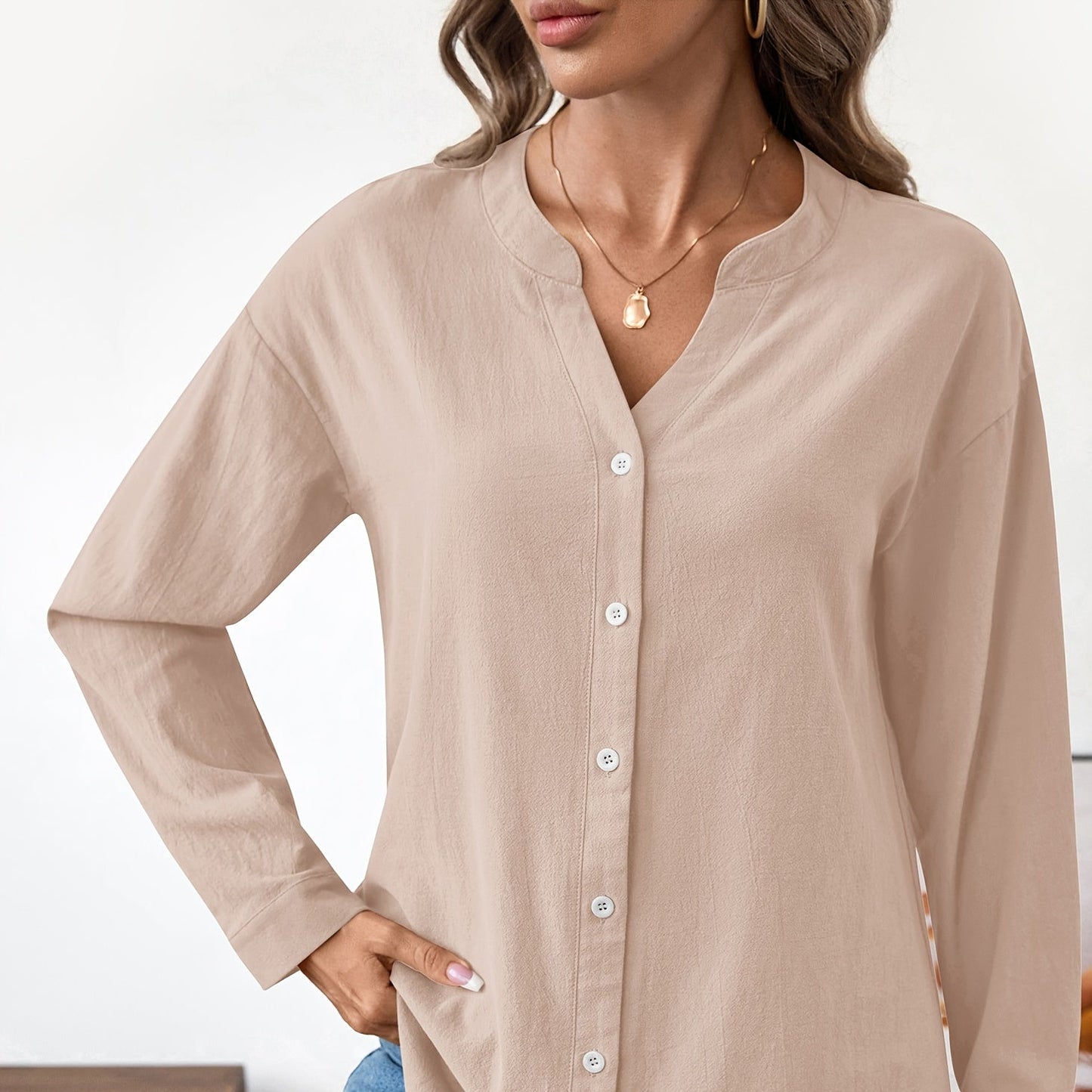 Minimalist Linen Shirt