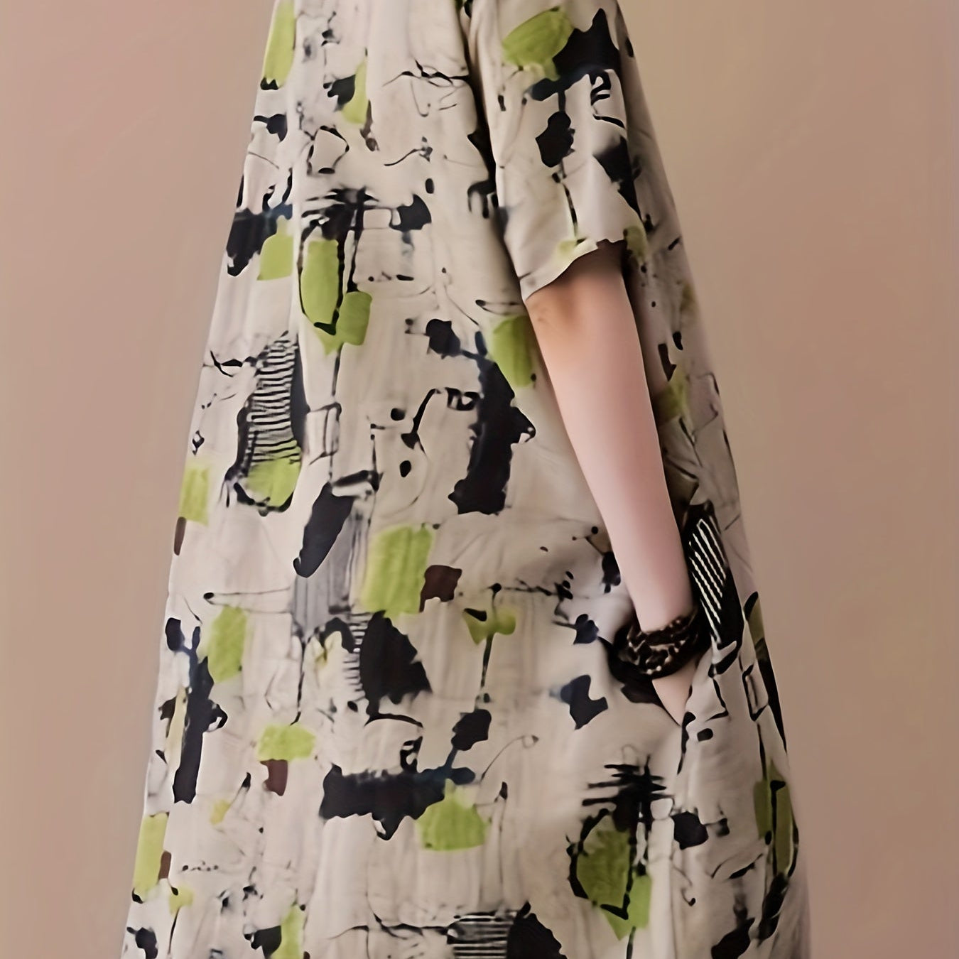 Elegant Linen Tunic Dress