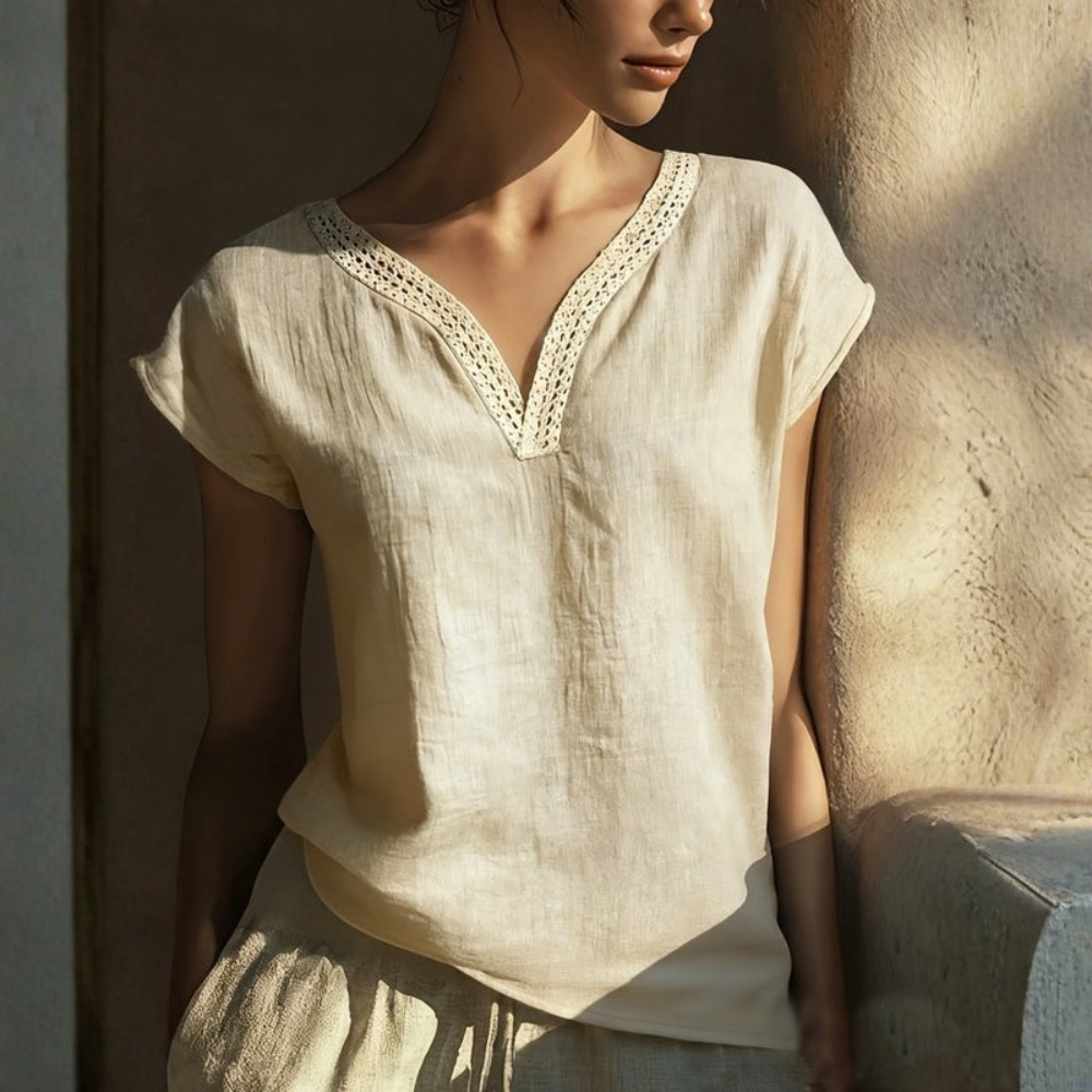 Relaxed Lace Blouse