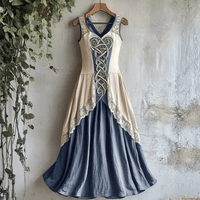 Celtic Knot Sleeveless Midi Dress