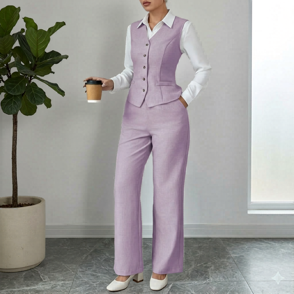 Linen Two Piece Set Outfit