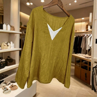 Relaxed Neckline Top Womens