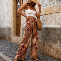 Paisley Wide Leg Pants