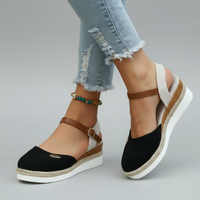 Women’s Closed Toe Espadrille Sandals with Slingback