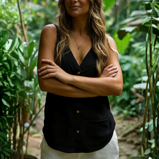 Relaxed Summer Blouse Women's