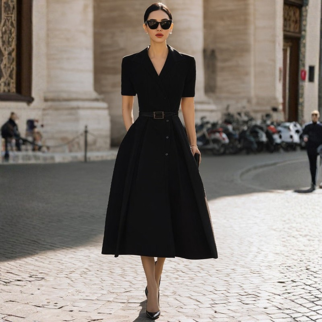 Elegant Aline Midi Dress