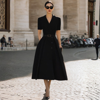 Elegant Aline Midi Dress