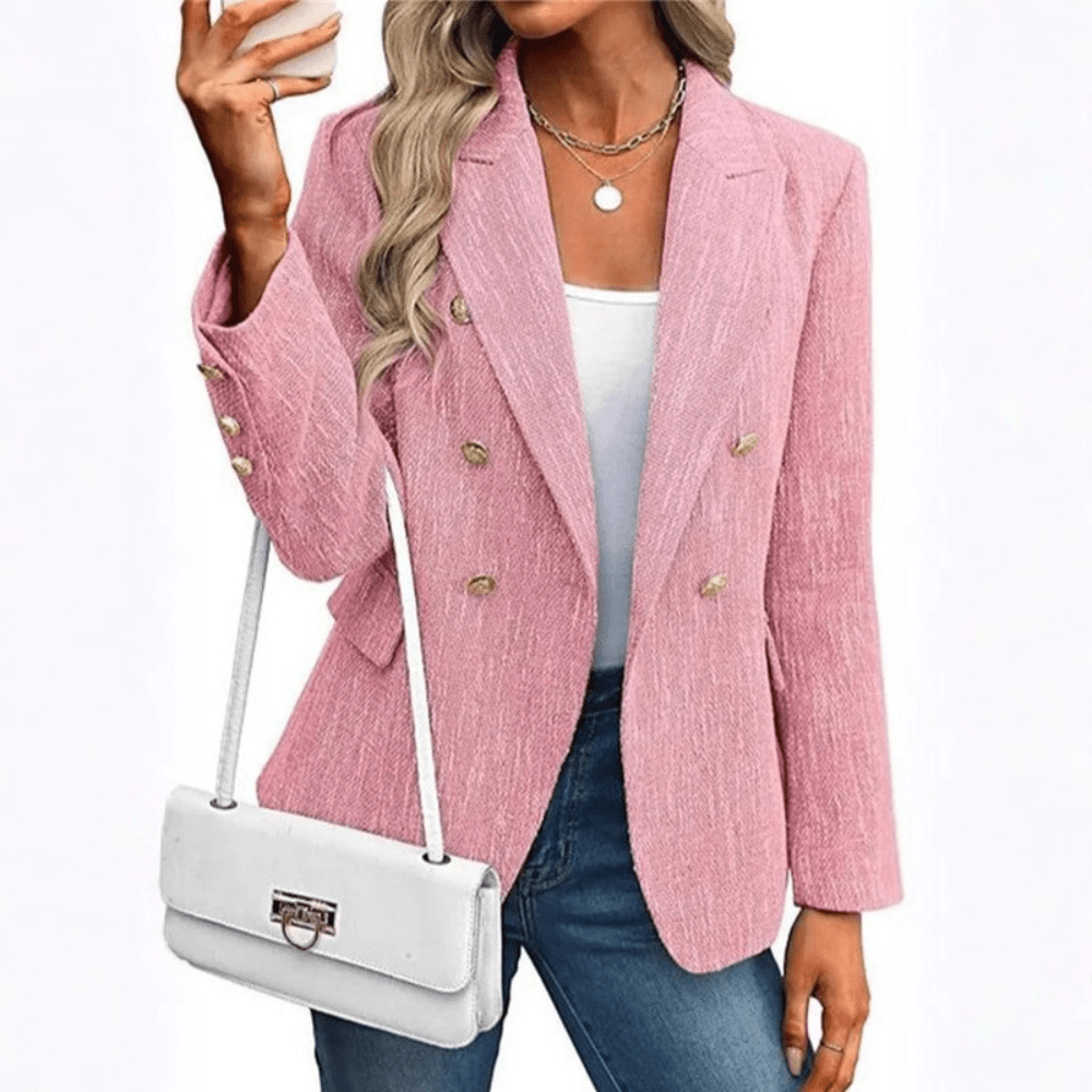 Slim Fit Double Breasted Blazer