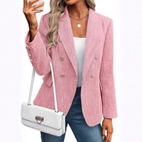 Slim Fit Double Breasted Blazer