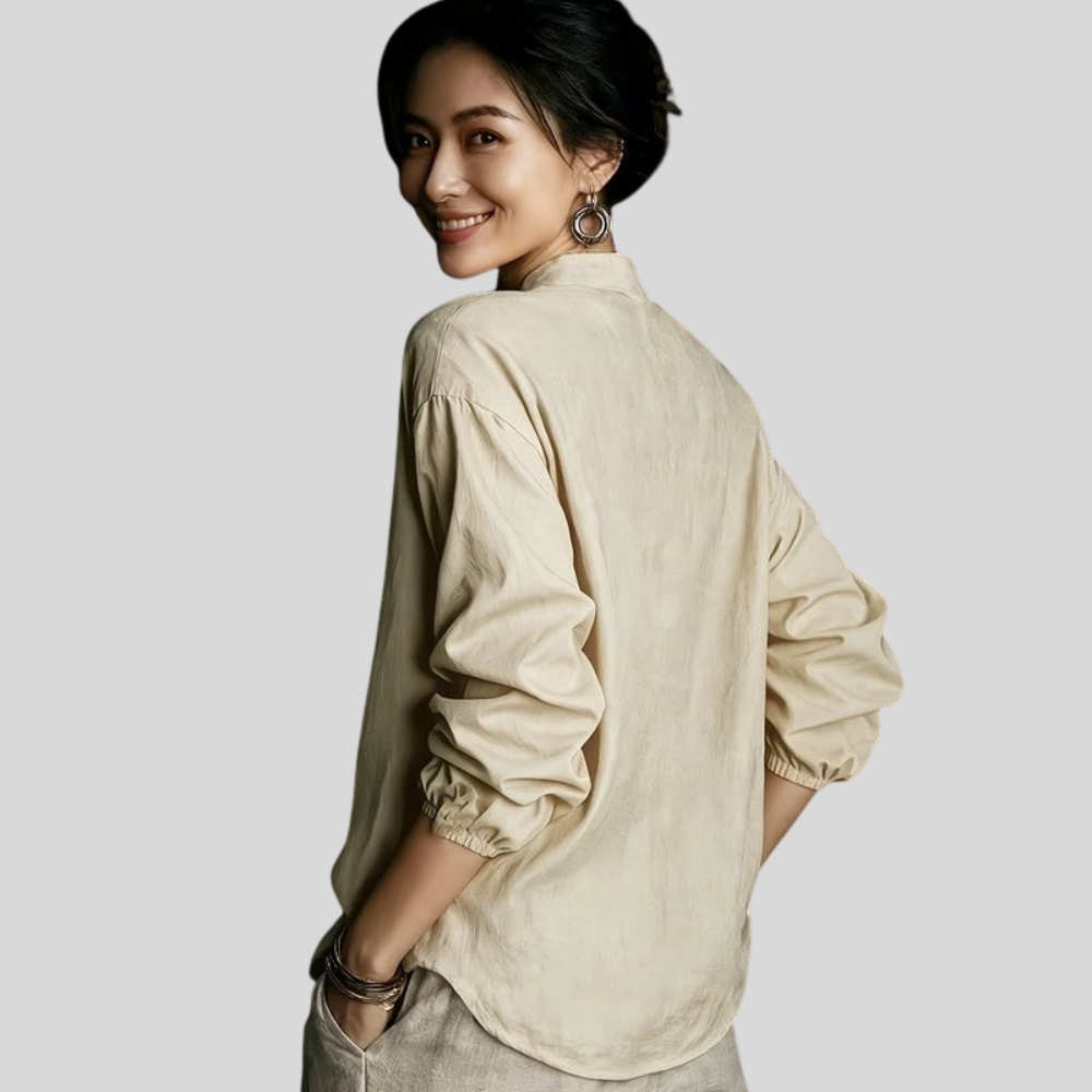 Relaxed Linen Blouse