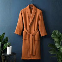Waffle Knit Bathrobe
