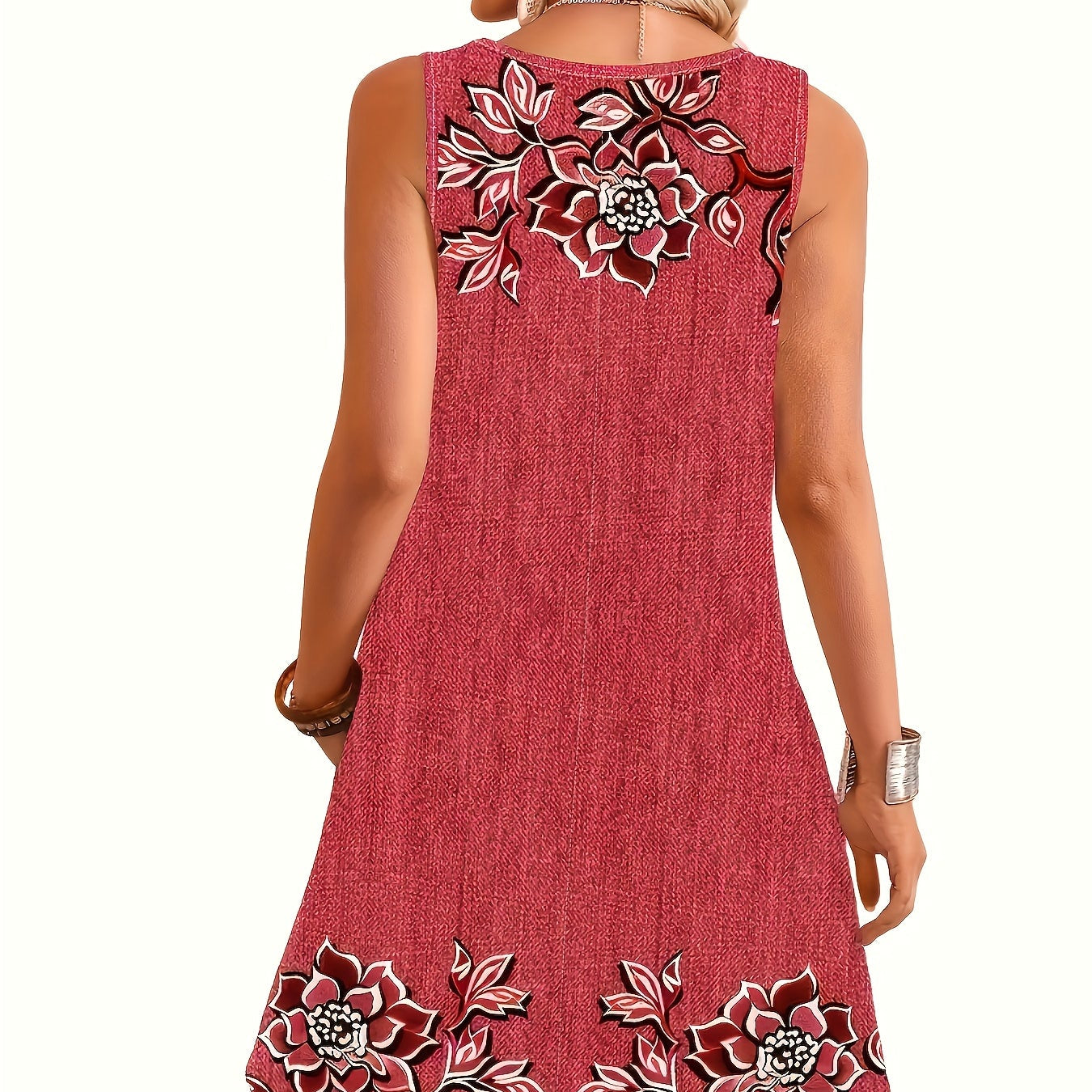 Relaxed Denim Midi Dress