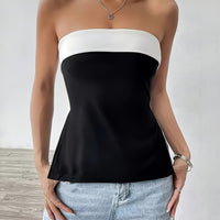 Bold Colorblock Bandeau Top