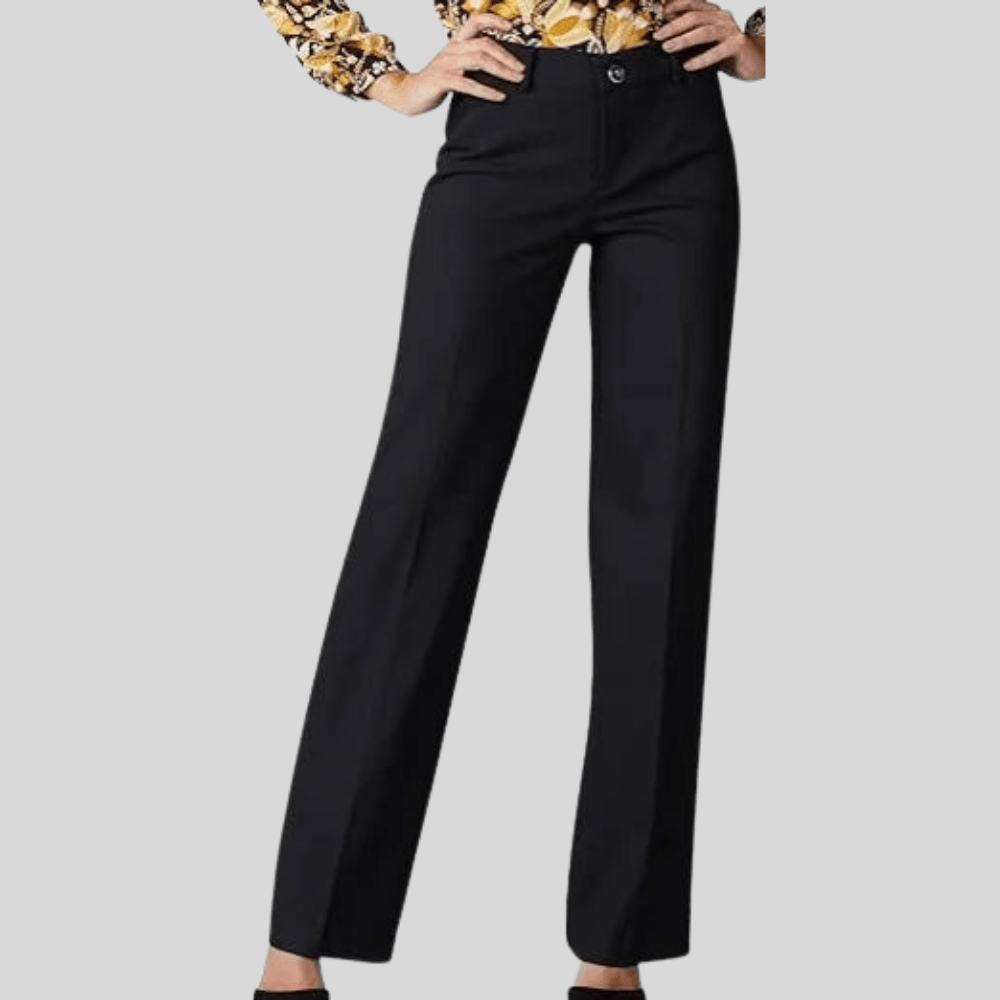 Polished Straight Leg Stretch Trousers