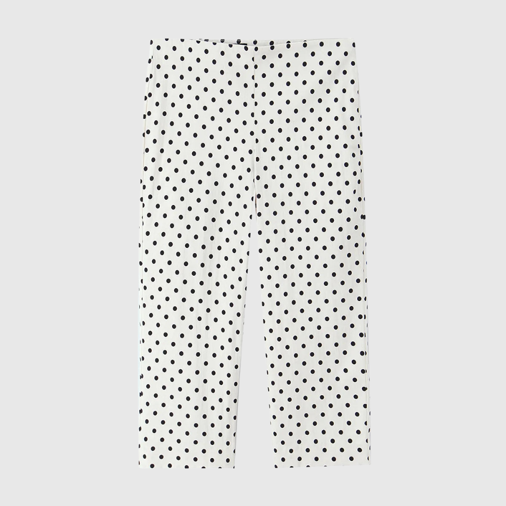Polka Dot Cropped Summer Pants