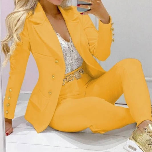 Tailored Two Piece Suit Set