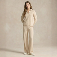 Relaxed Knit Polo Set