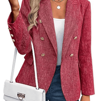 Slim Fit Double Breasted Blazer