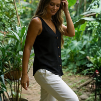 Relaxed Summer Blouse Women's