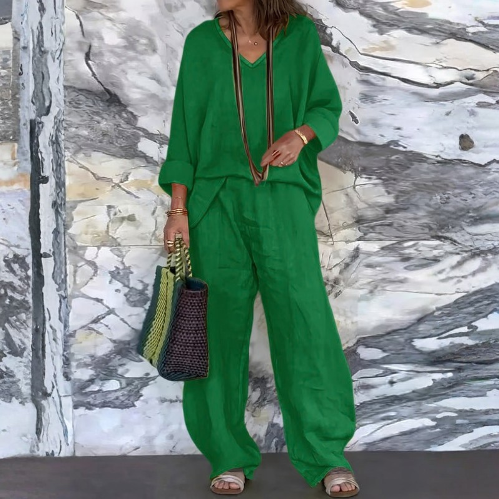 Effortless Casual Pantsuit Women's