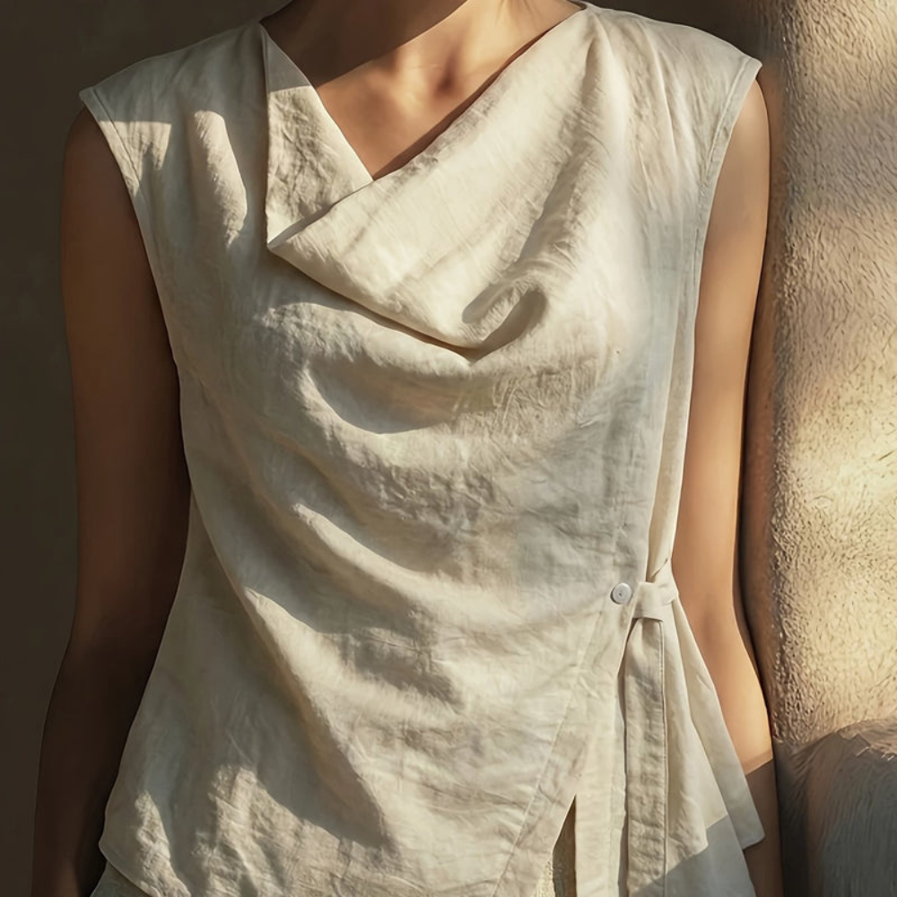 Elegant Vintage Blouse Women's