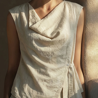 Elegant Vintage Blouse Women's