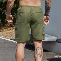 Herren Freizeit-Utility-Arbeitsshorts mit mehreren Taschen Komfort