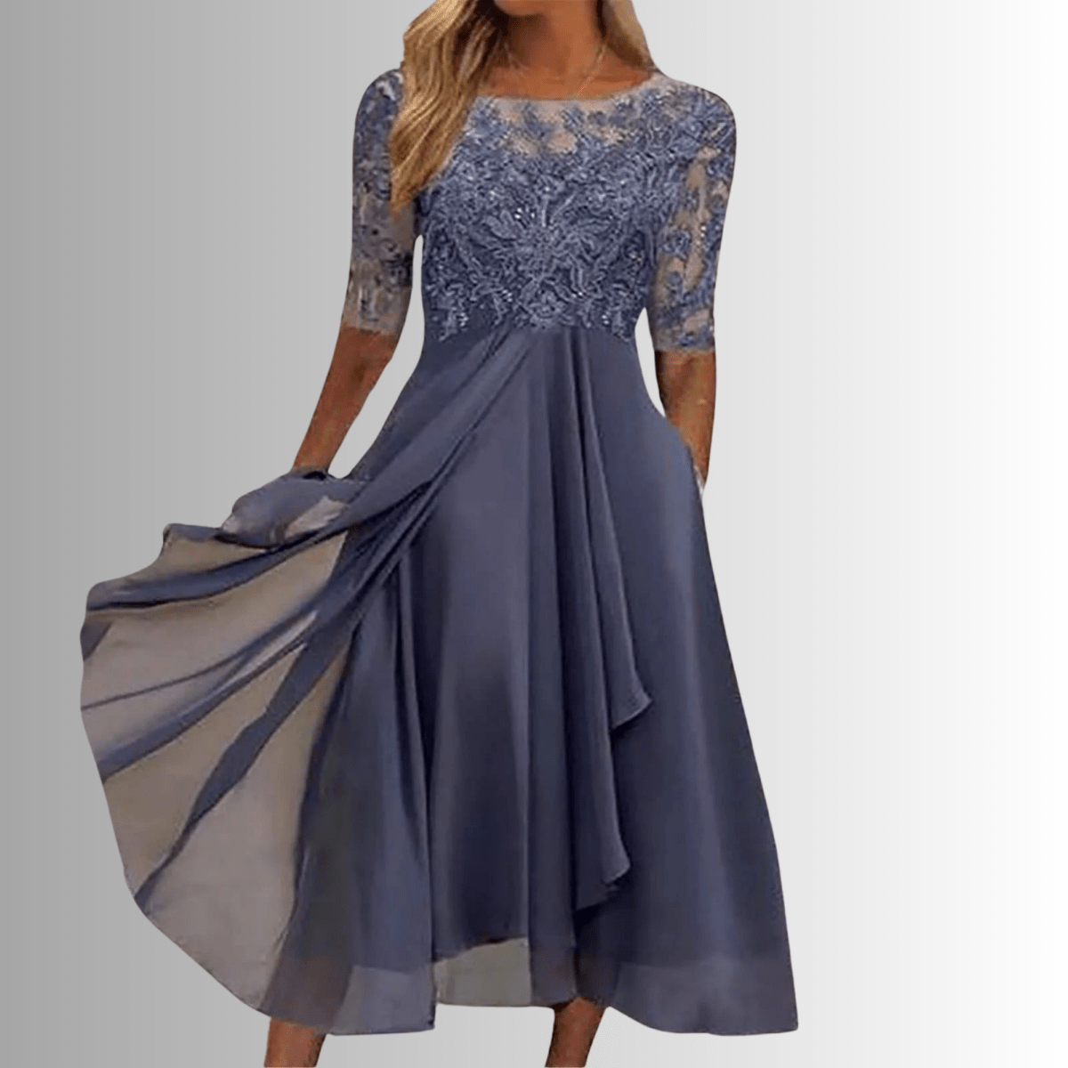Timeless Lace Midi Dress