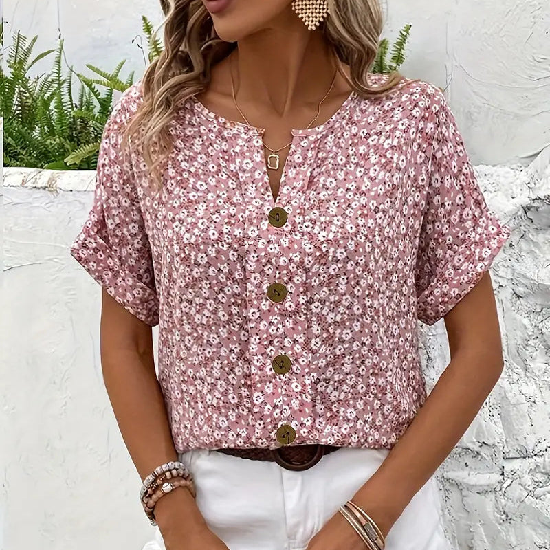Airy Button Top Women's