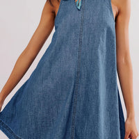 Elegant Backless Mini Dress