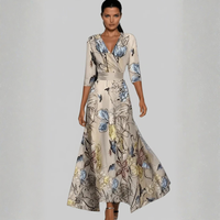 Floral A Line Midi Dress