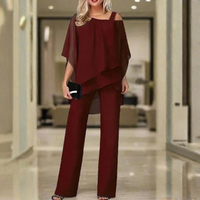 Elegant Chiffon Two Piece Set