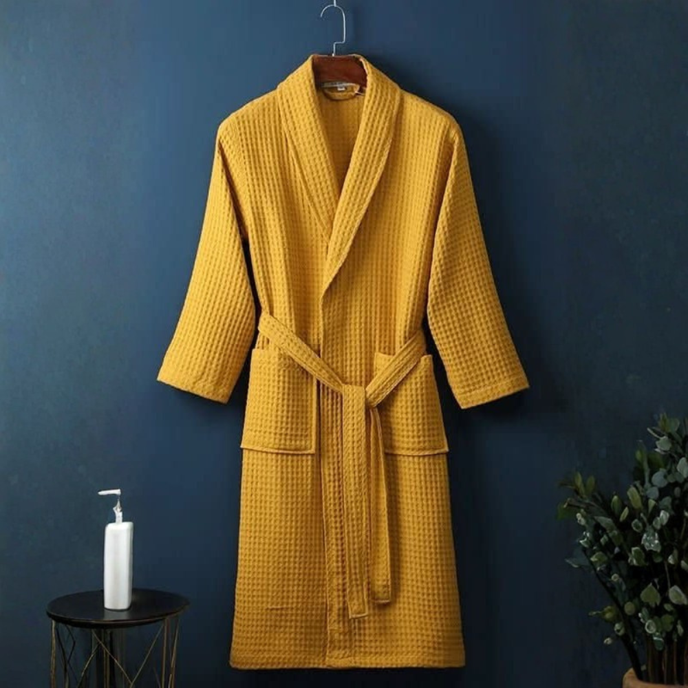 Waffle Knit Bathrobe