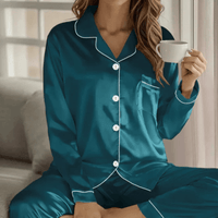 Button Front Sleepwear Set