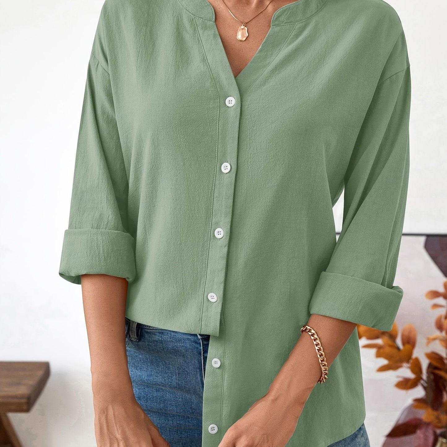 Minimalist Linen Shirt