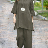 Relaxed Colorblock TwoPieceSet