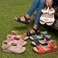 Comfortable Roman Wedge Sandals