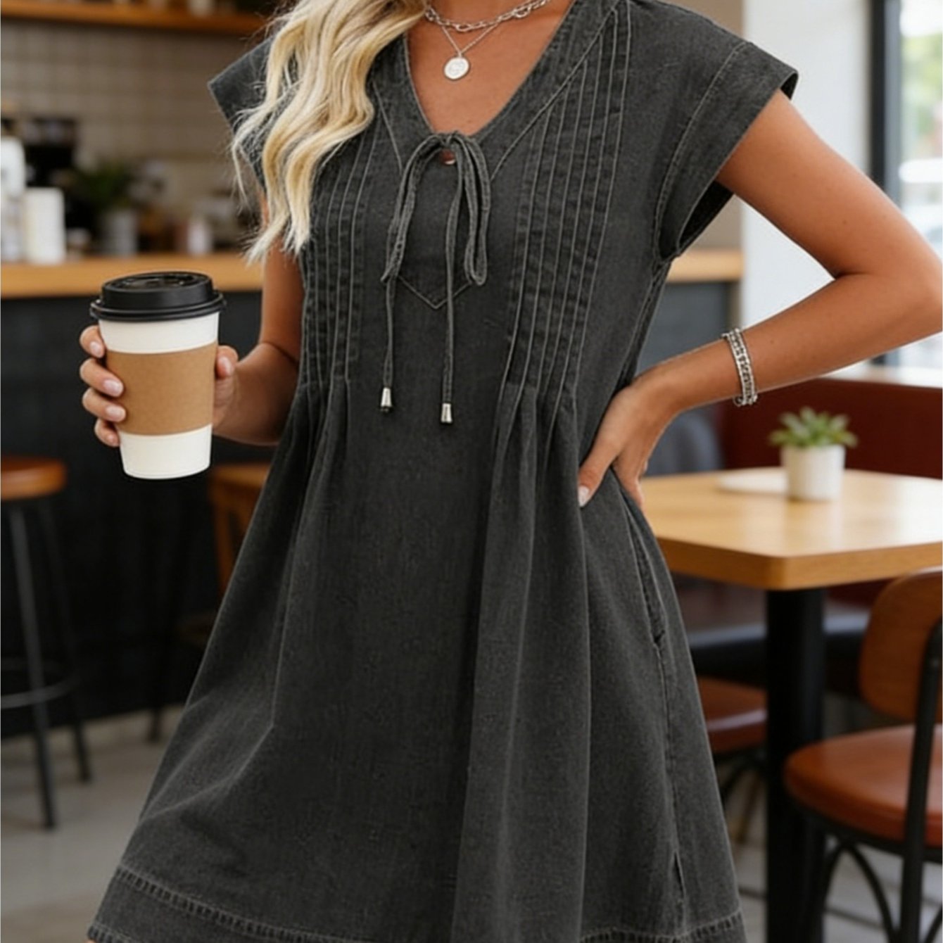 Chic Denim Mini Dress