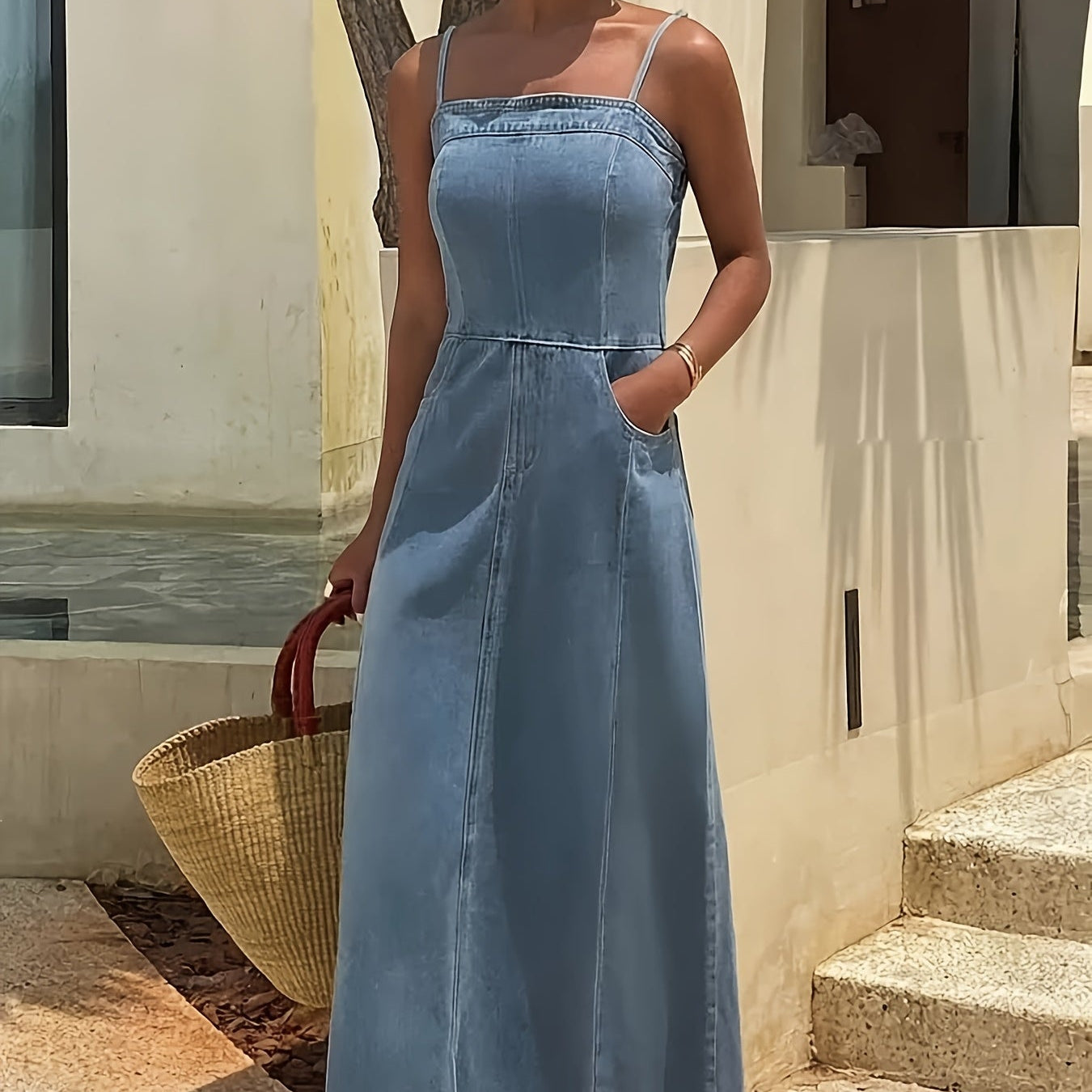 Elegant Solid Dress